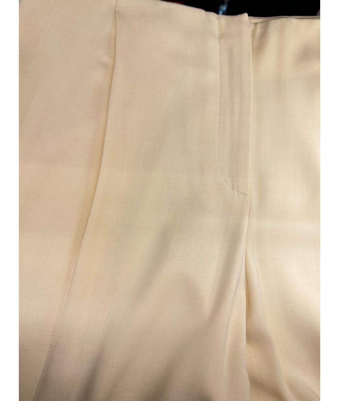 CEDRIC CHARLIER Бежевые брюки широкие, фото 7