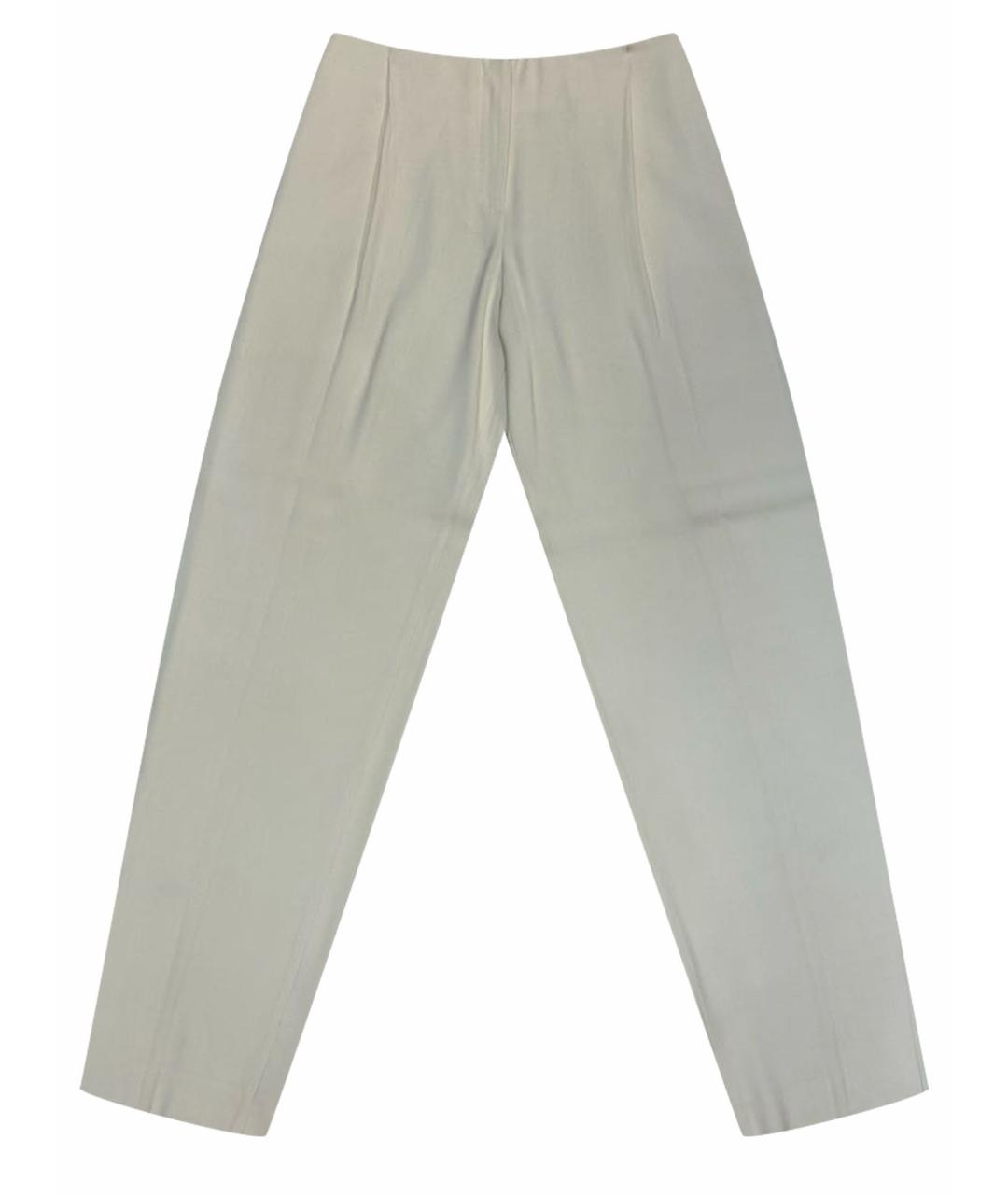 CEDRIC CHARLIER Бежевые брюки широкие, фото 1