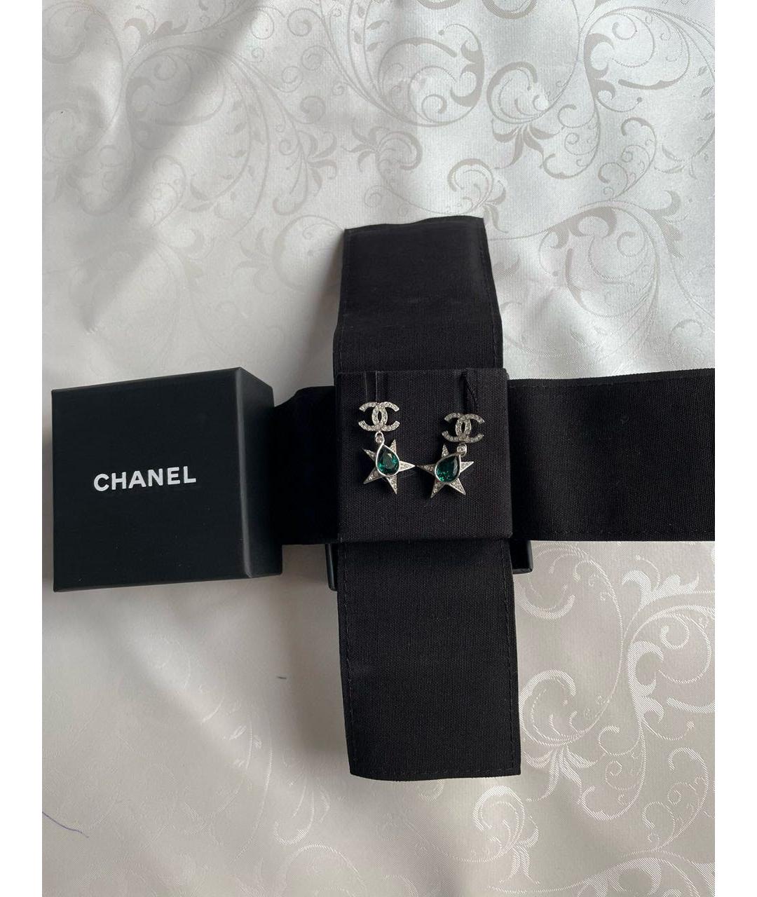 CHANEL Золотые серьги, фото 3