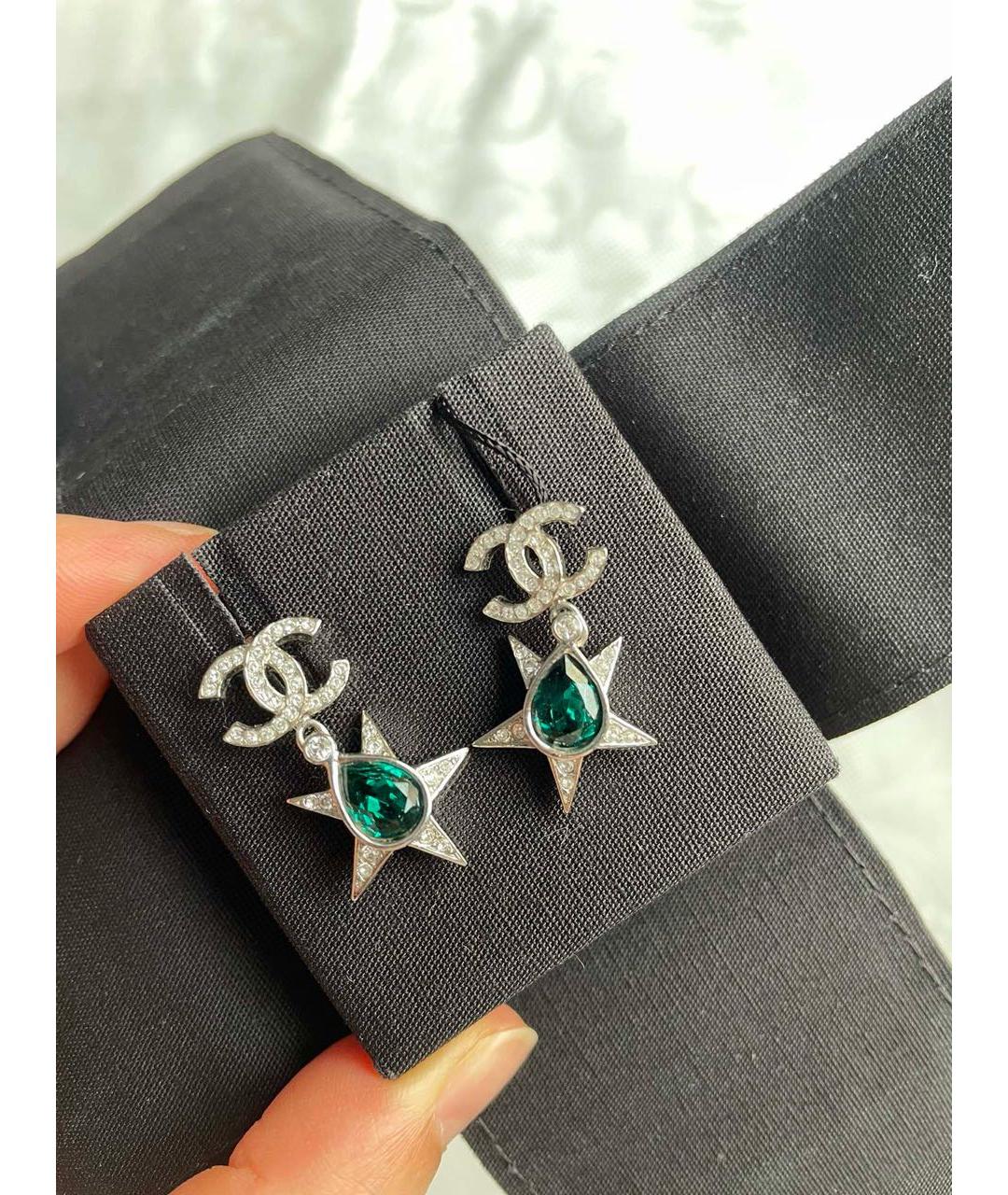 CHANEL Золотые серьги, фото 4