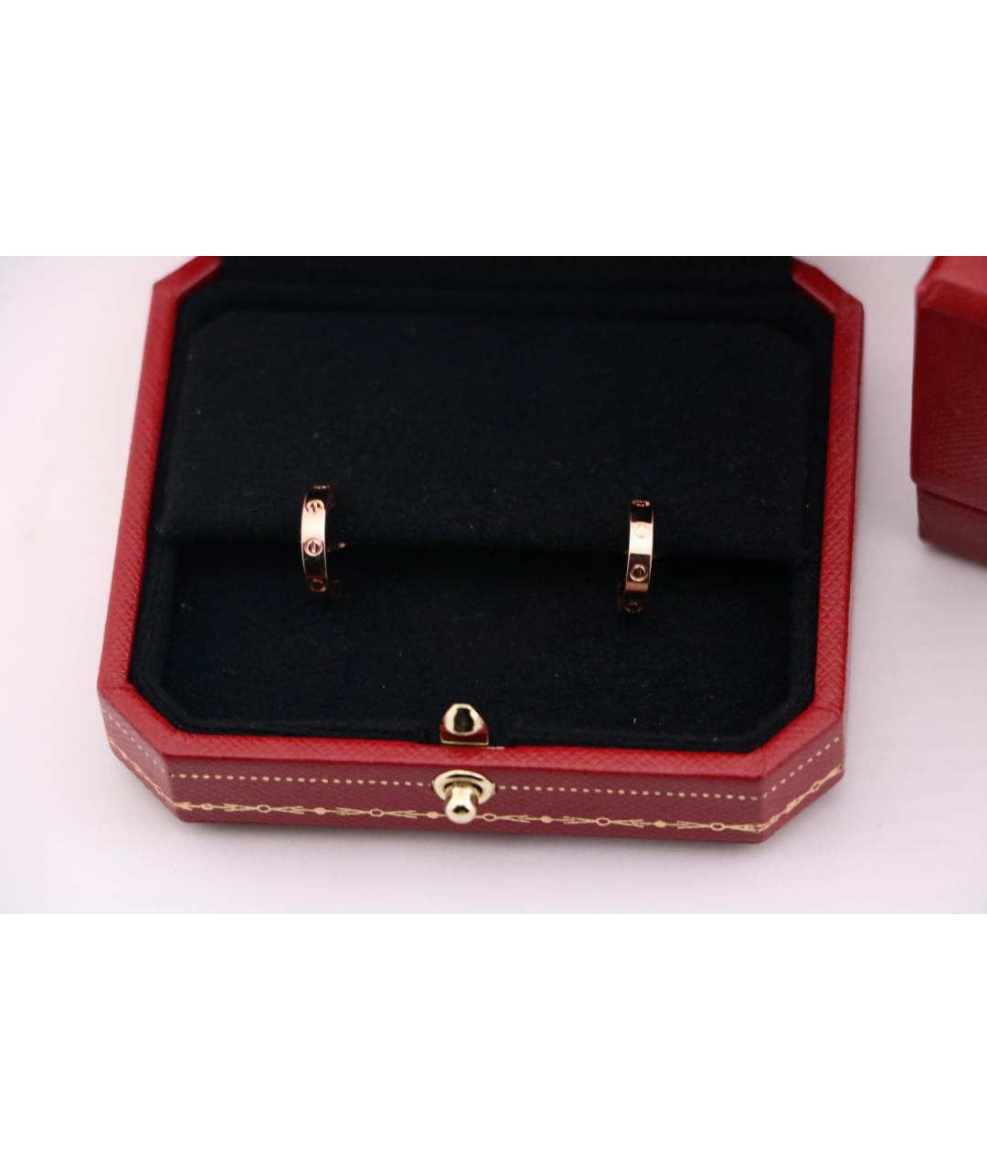 CARTIER Золотые серьги из розового золота, фото 3