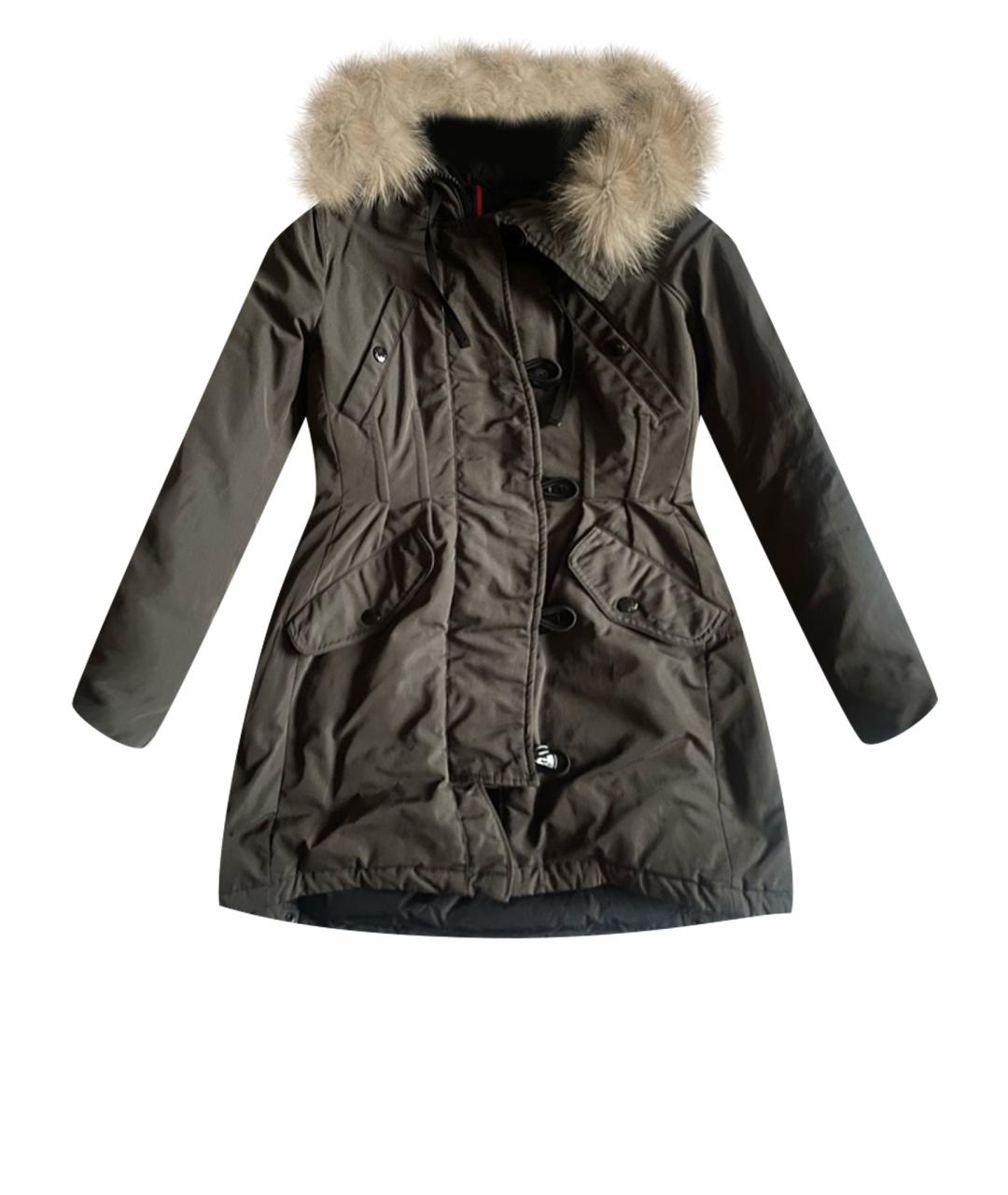 MONCLER Хаки пуховик, фото 1