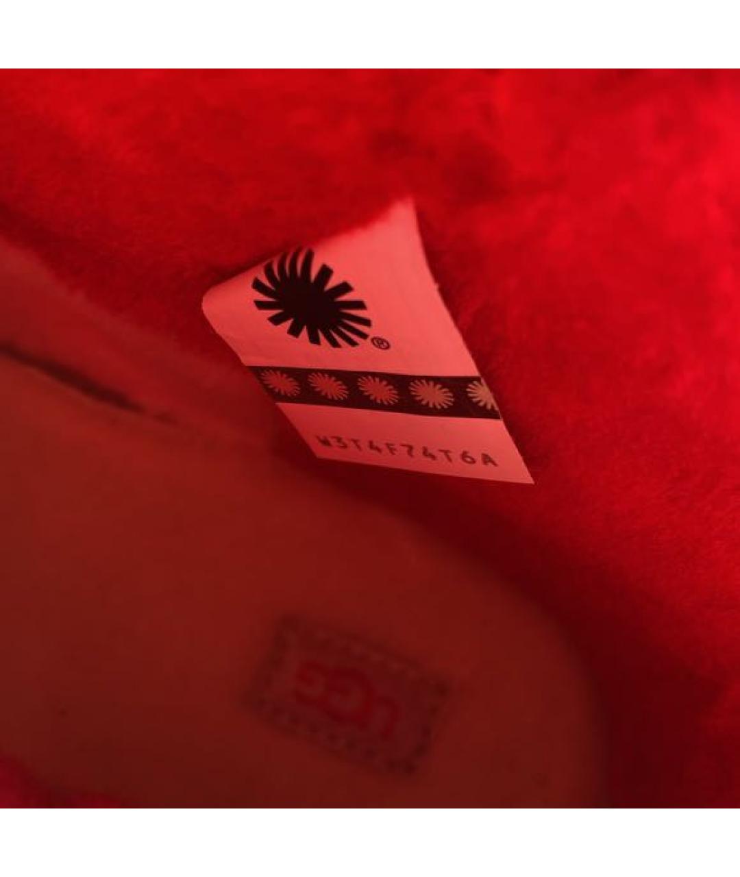 UGG AUSTRALIA Красные резиновые ботинки, фото 5