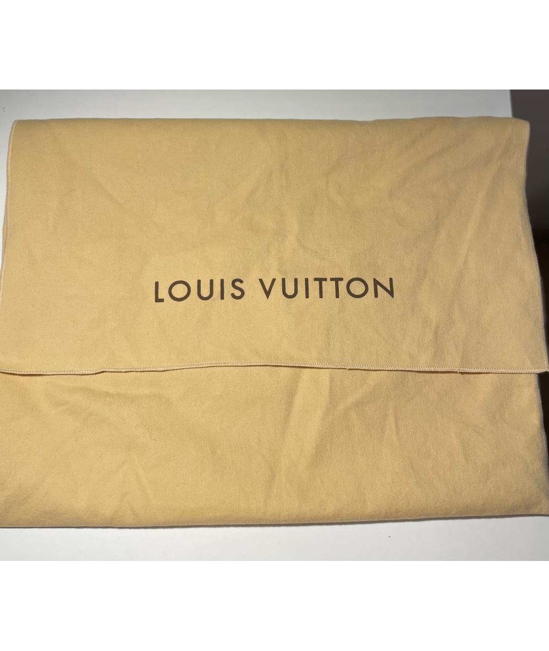LOUIS VUITTON PRE-OWNED Коричневая сумка с короткими ручками, фото 8