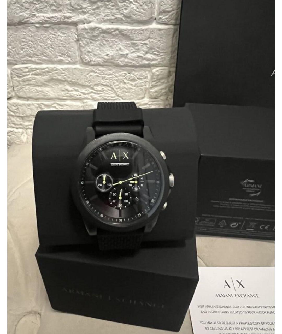 ARMANI EXCHANGE Черные часы, фото 5