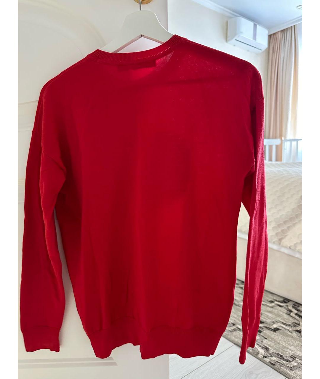 KARL LAGERFELD Красный хлопковый джемпер / свитер, фото 2