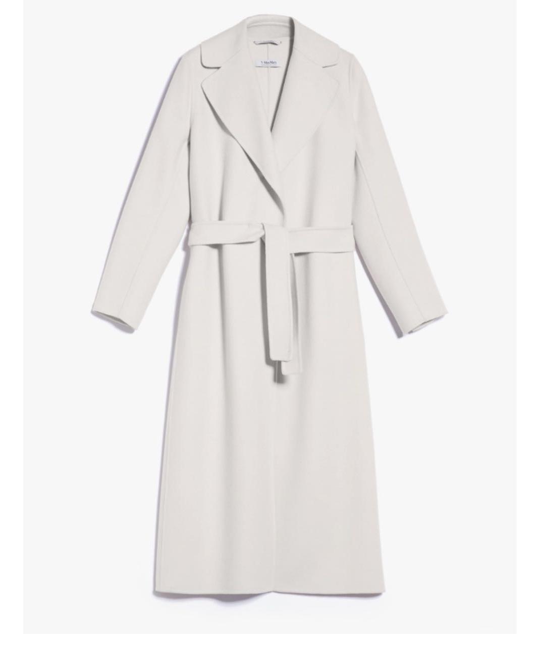 'S MAX MARA Серое шерстяное пальто, фото 7