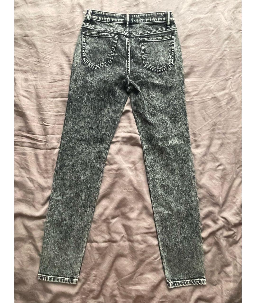 MICHAEL KORS Антрацитовые хлопковые джинсы слим, фото 3