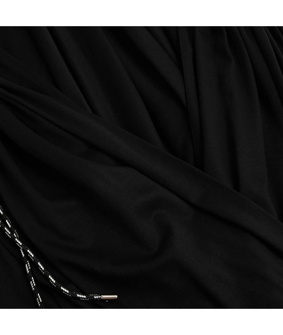NEIL BARRETT Черное вискозное повседневное платье, фото 3