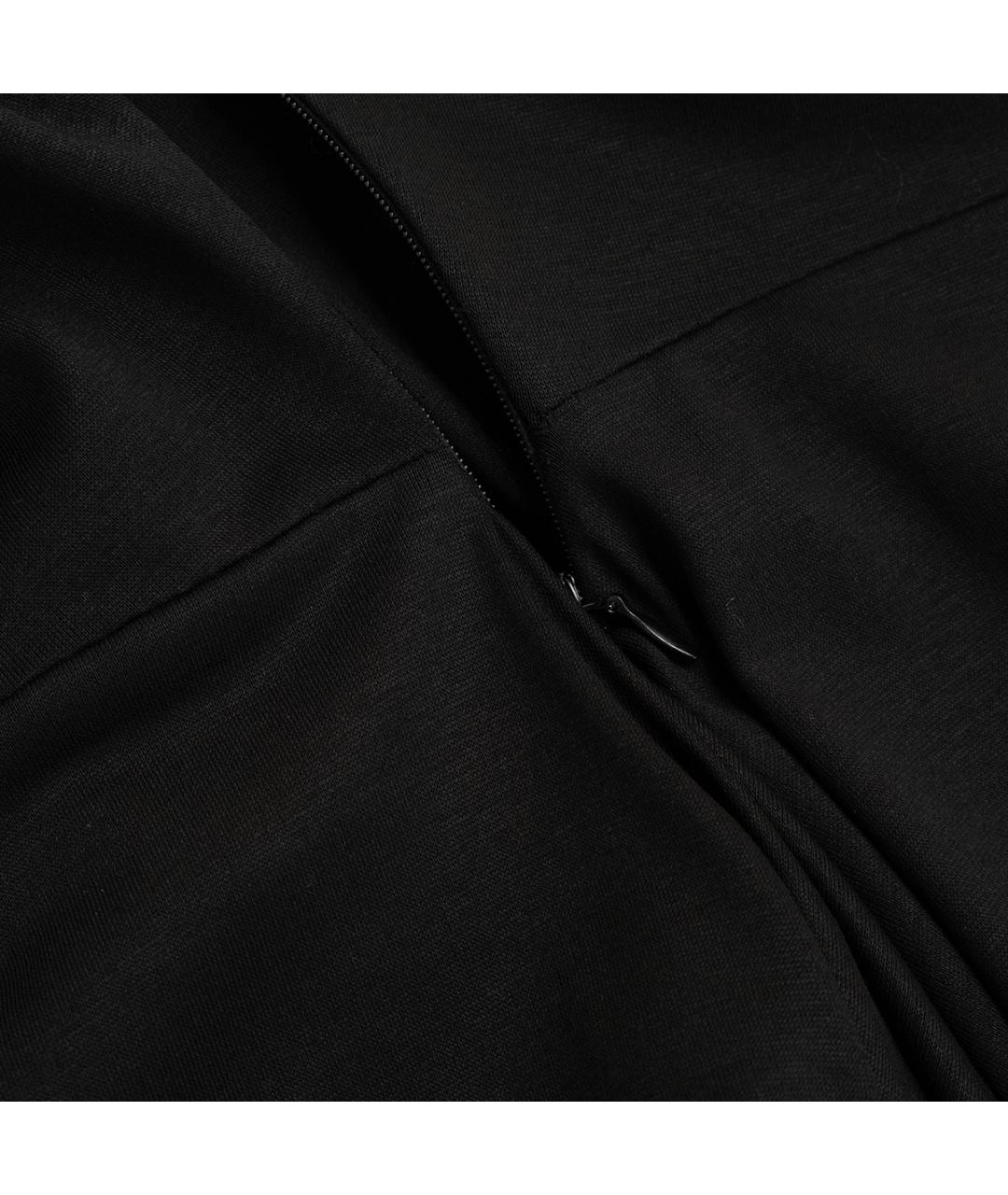 NEIL BARRETT Черное вискозное повседневное платье, фото 5