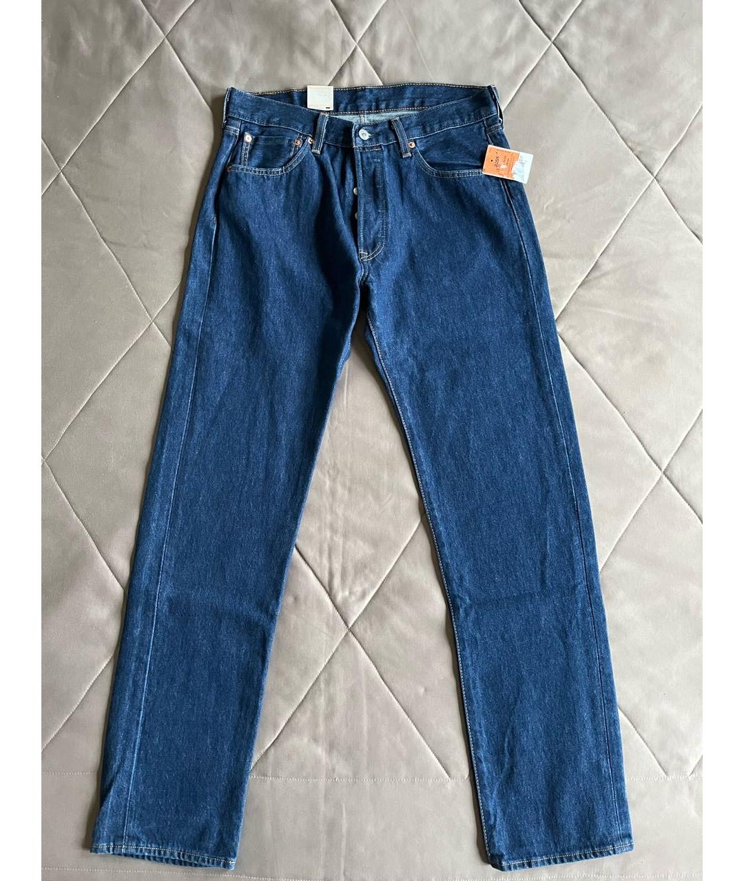 LEVI'S Темно-синие прямые джинсы, фото 8