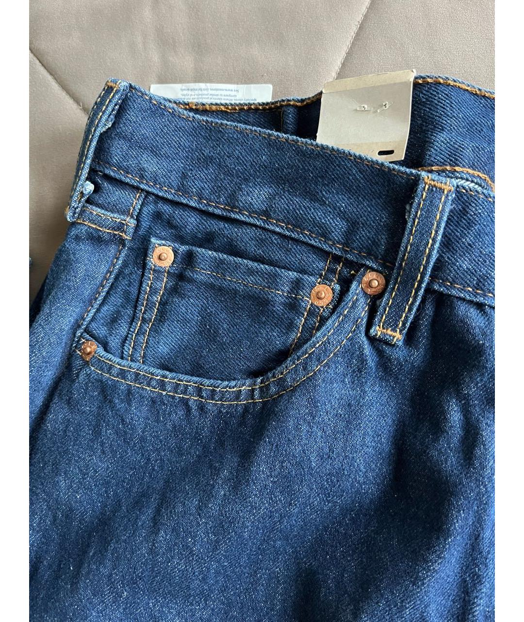 LEVI'S Темно-синие прямые джинсы, фото 5