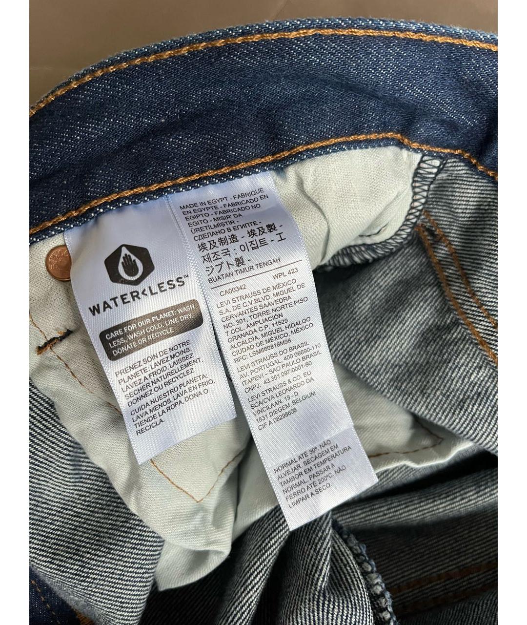 LEVI'S Темно-синие прямые джинсы, фото 7