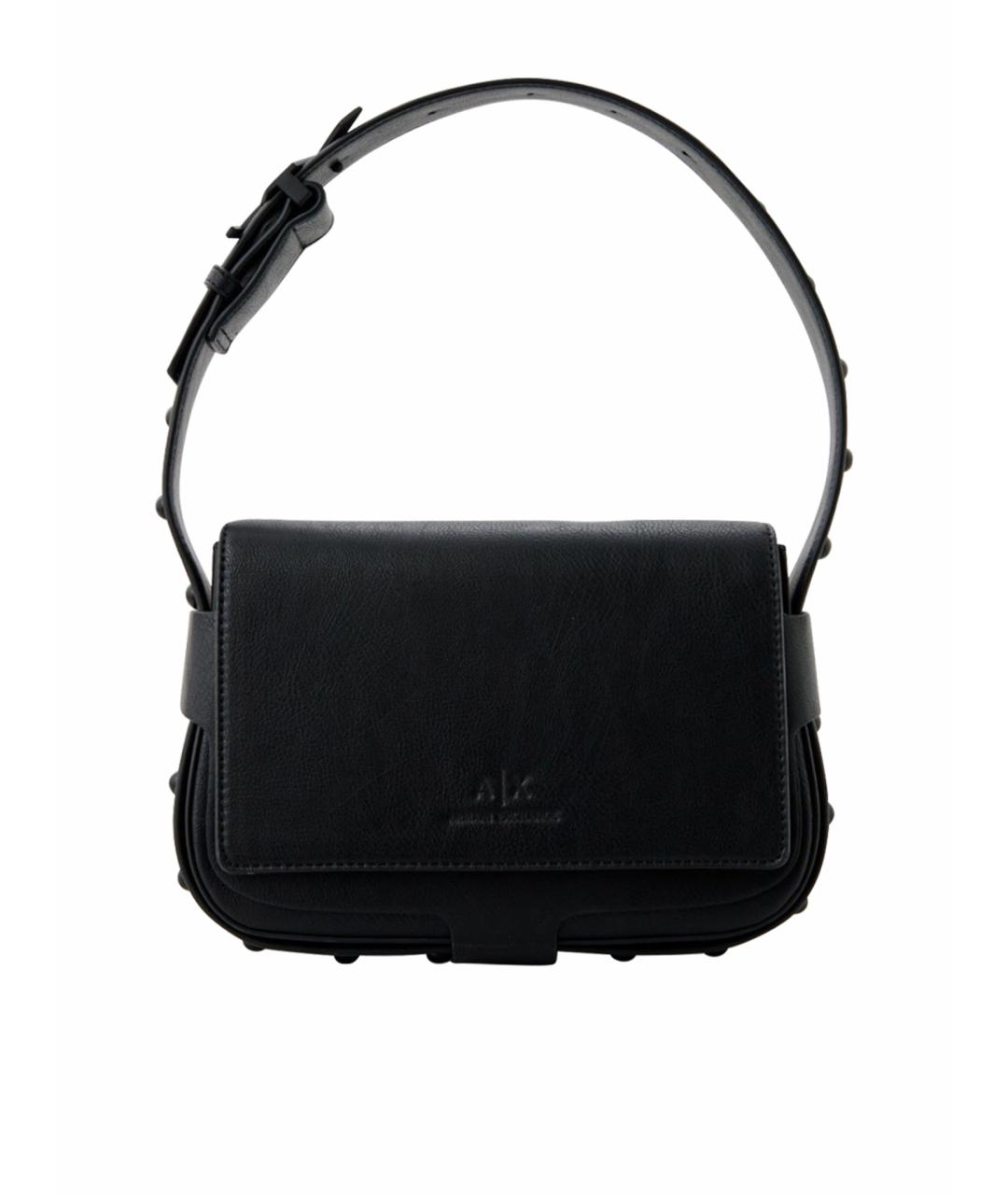 ARMANI EXCHANGE Черная сумка через плечо из искусственной кожи, фото 1