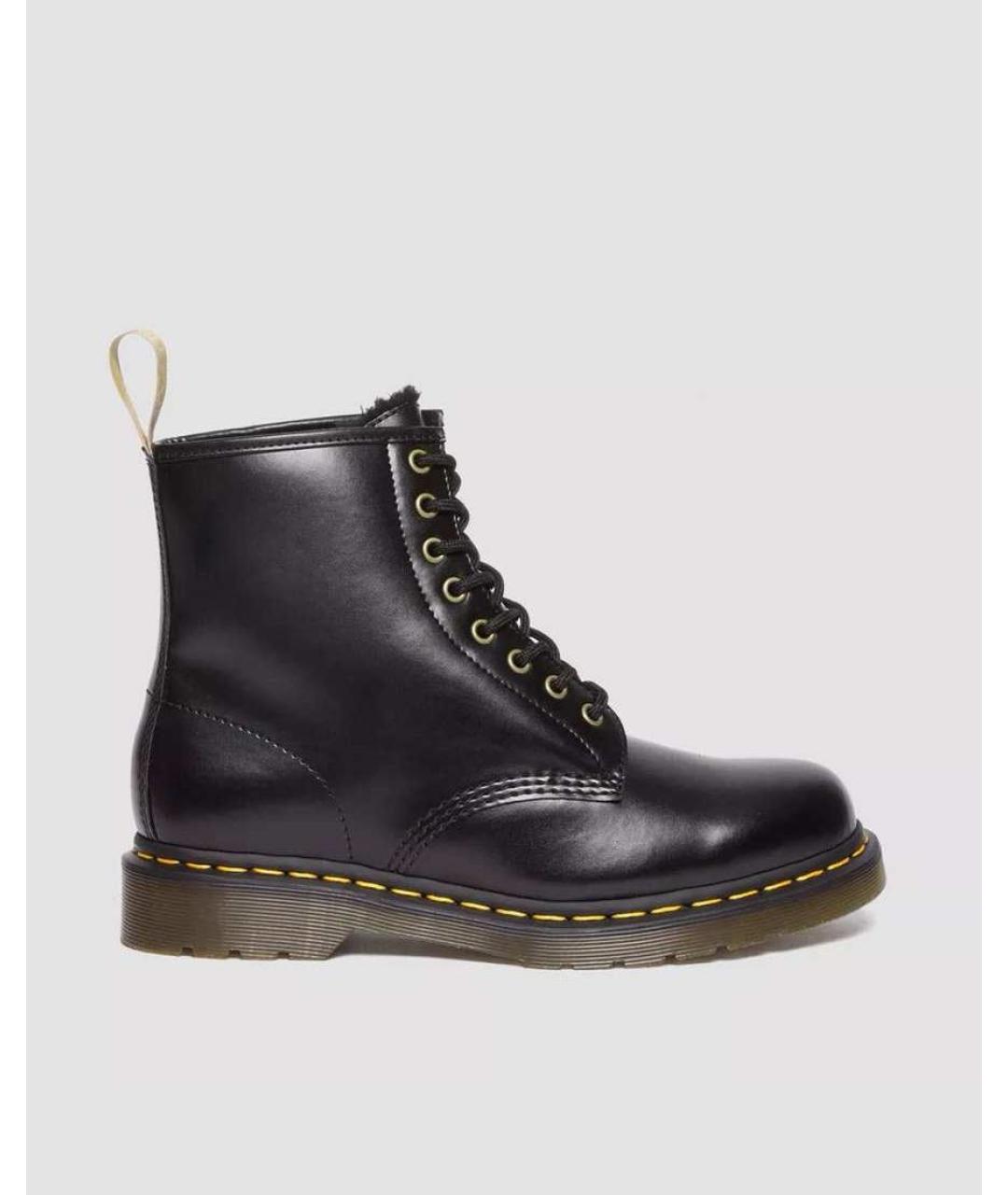 DR. MARTENS Черные кожаные высокие ботинки, фото 7