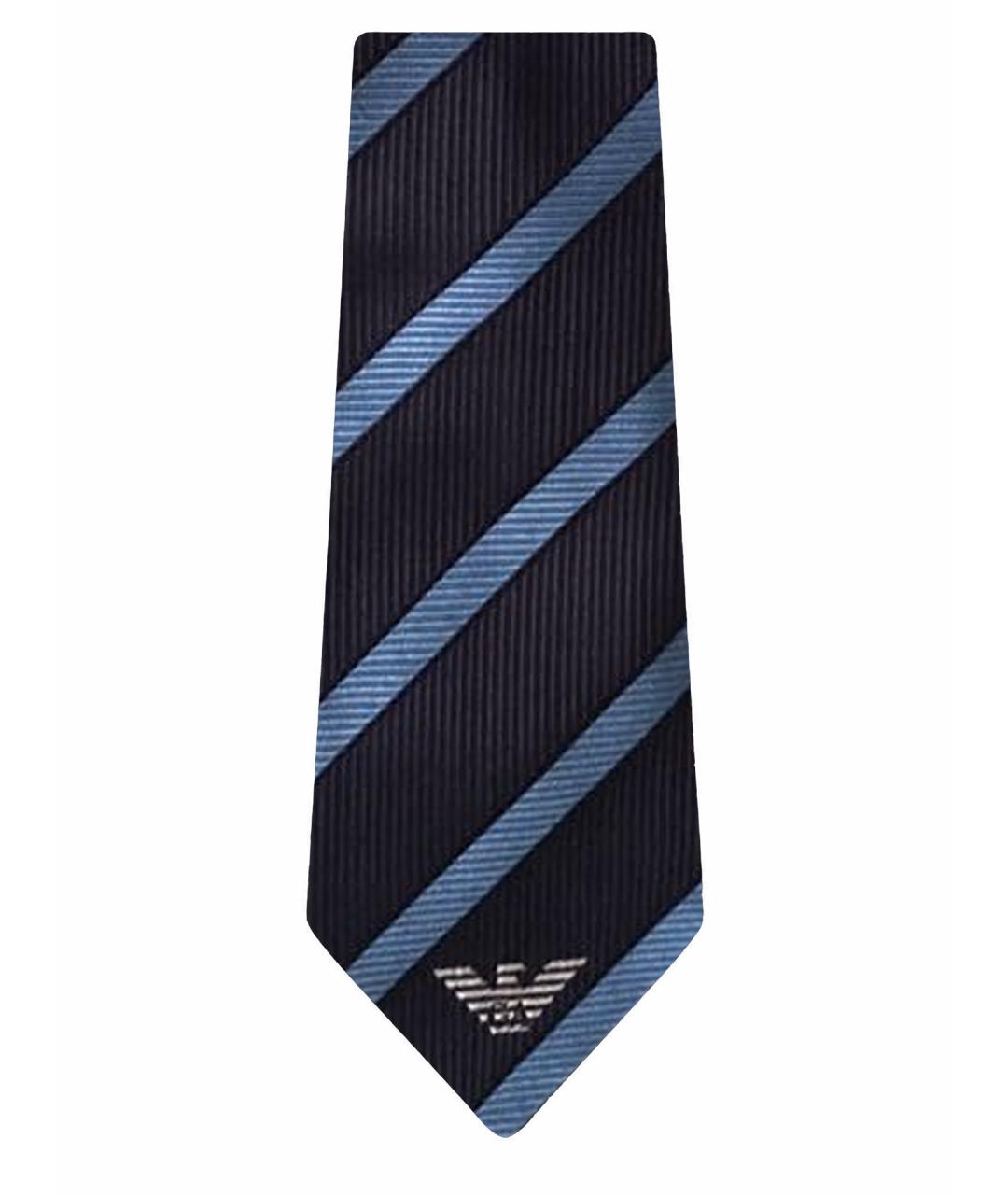ARMANI JUNIOR Темно-синий шелковый бабочка/галстук, фото 1