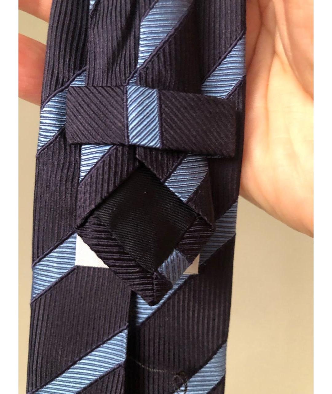 ARMANI JUNIOR Темно-синий шелковый бабочка/галстук, фото 6