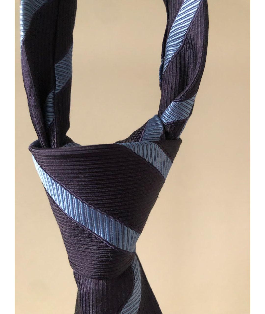 ARMANI JUNIOR Темно-синий шелковый бабочка/галстук, фото 4