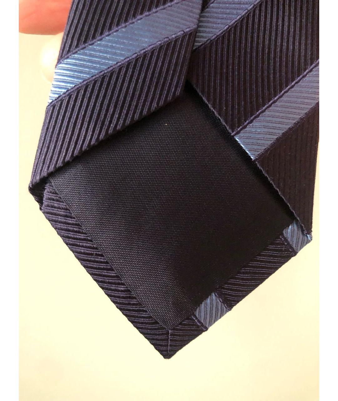 ARMANI JUNIOR Темно-синий шелковый бабочка/галстук, фото 5