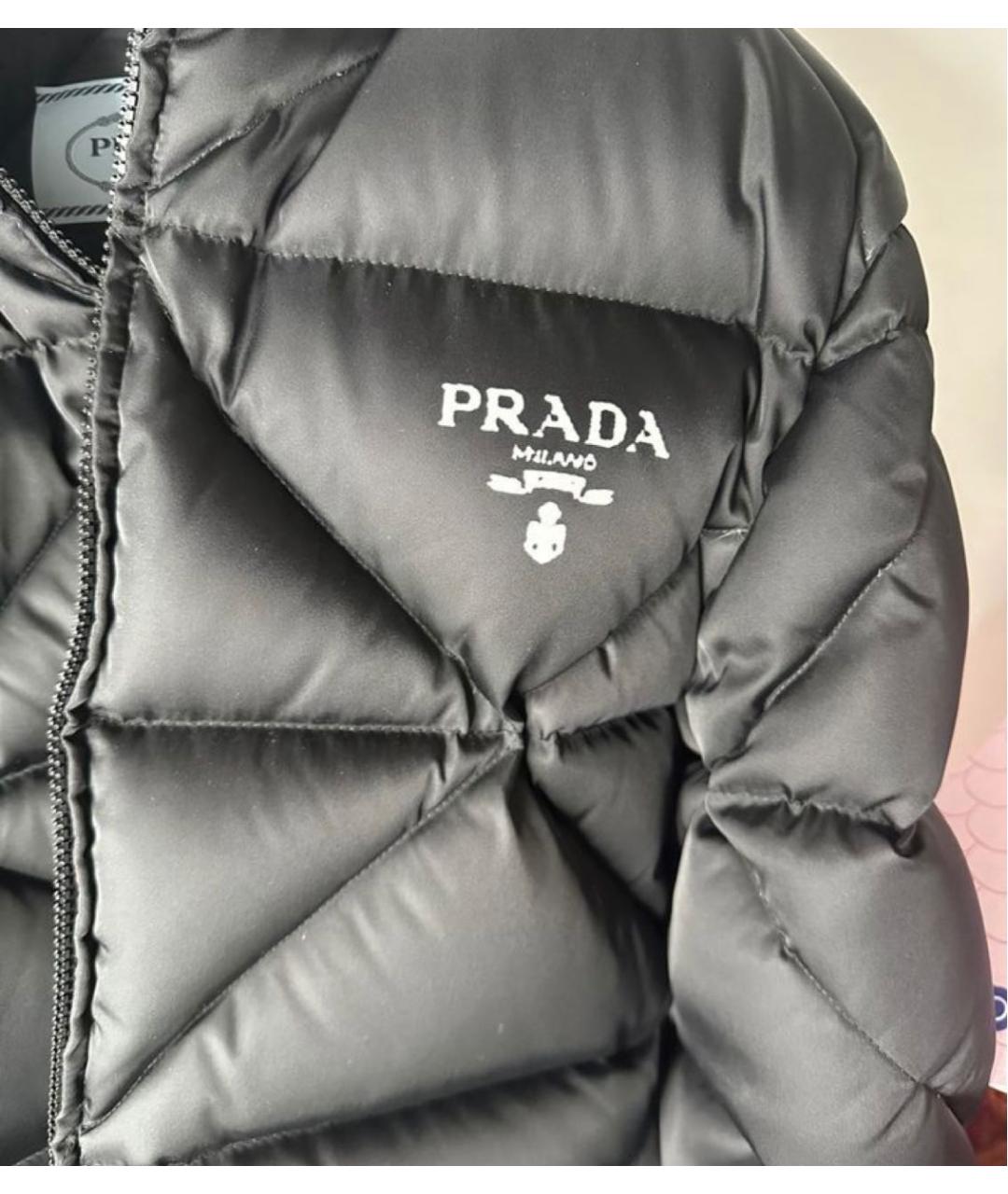 PRADA Черная куртка, фото 3