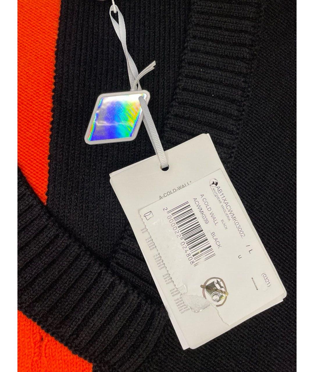 A-COLD-WALL* Черный шерстяной джемпер / свитер, фото 7