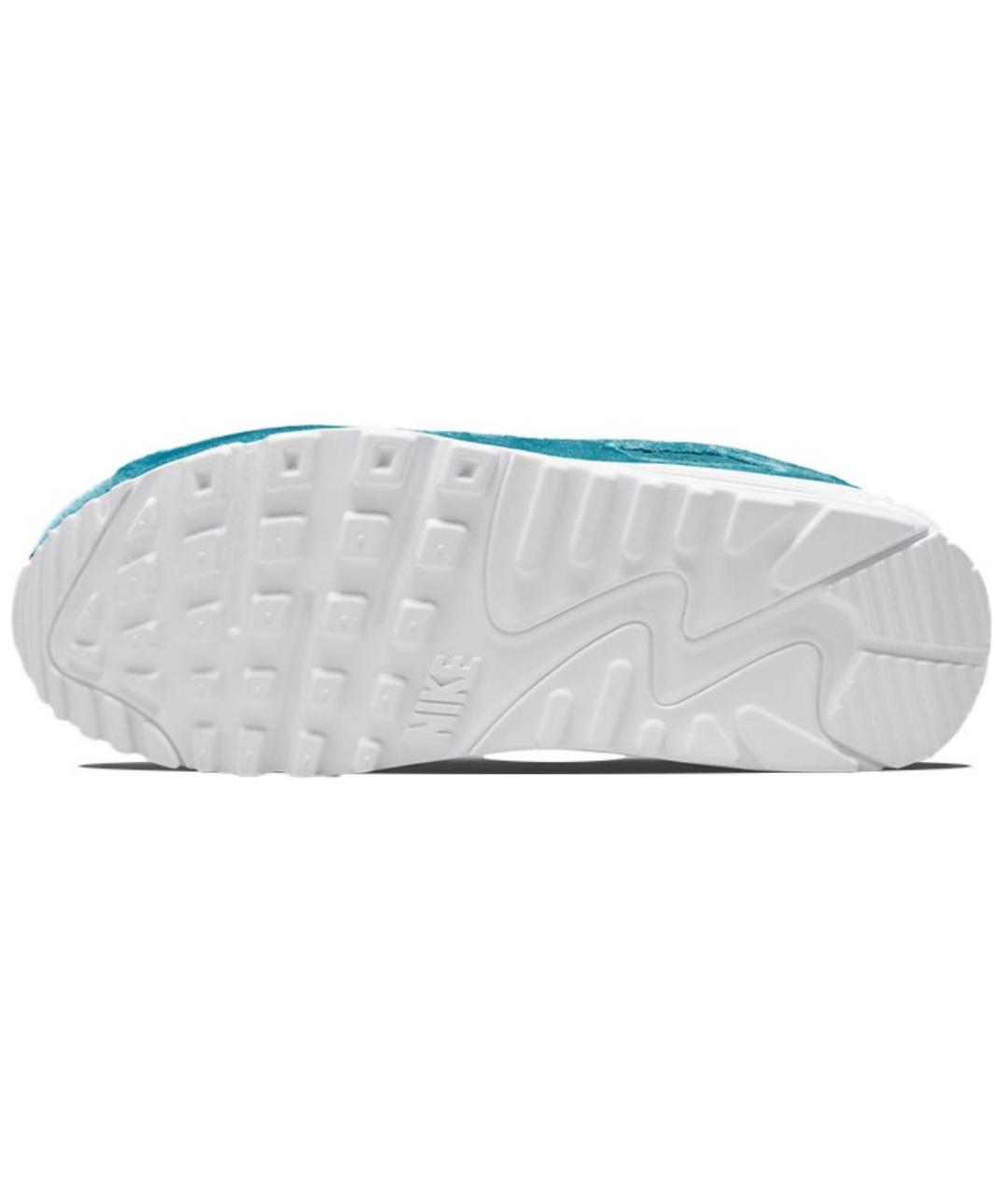 NIKE Бирюзовые бархатные кроссовки, фото 5