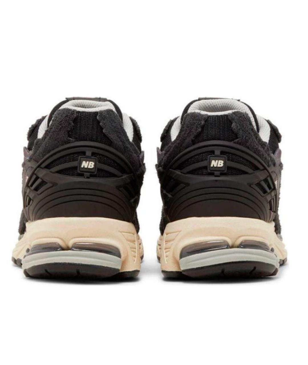 NEW BALANCE Черные замшевые низкие кроссовки / кеды, фото 3
