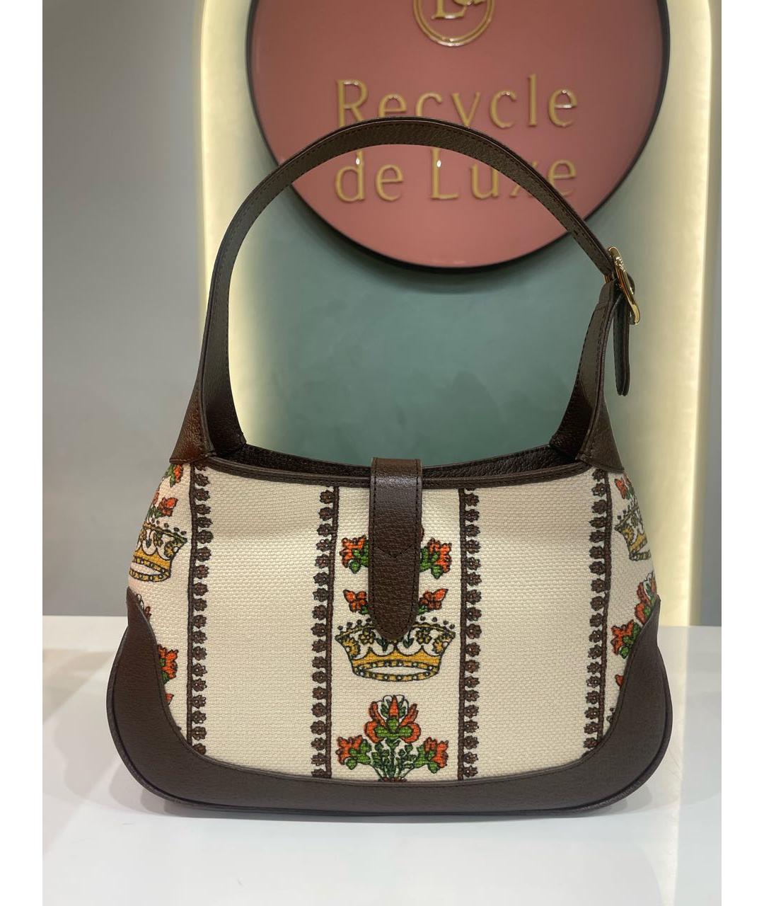 GUCCI Коричневая сумка с короткими ручками, фото 3
