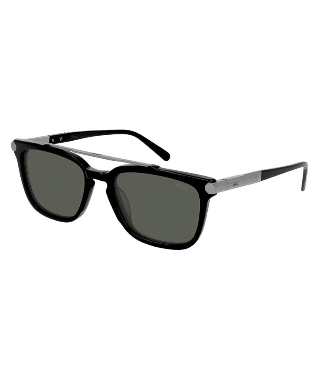 BRIONI Черные металлические солнцезащитные очки, фото 2