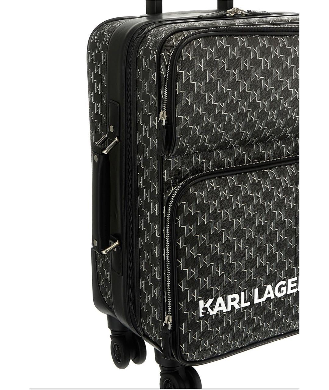 KARL LAGERFELD Черный чемодан, фото 3