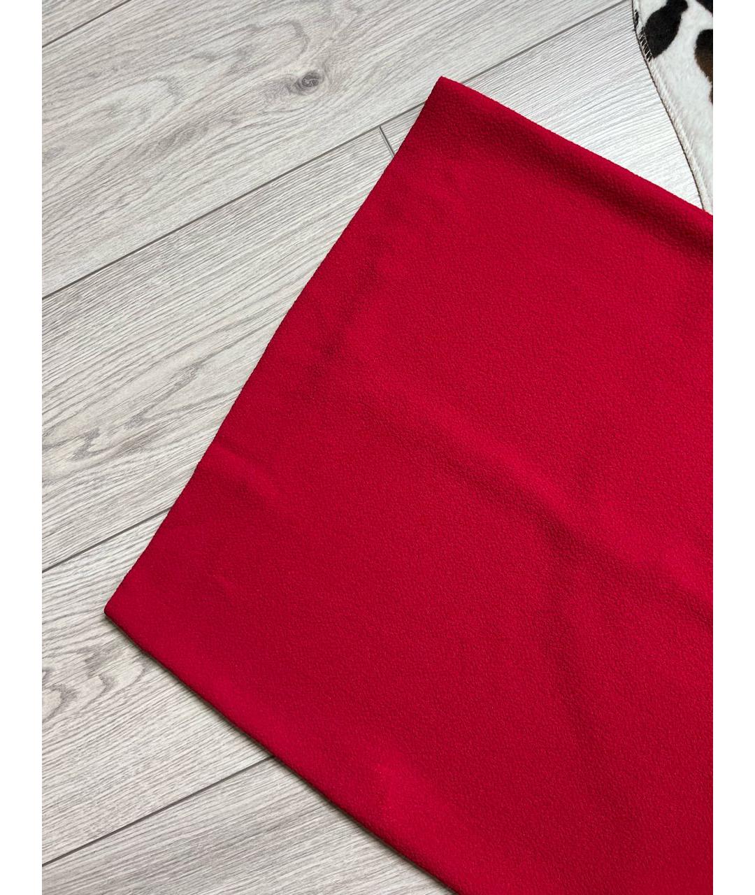 SANDRO Красное полиэстеровое платье, фото 6