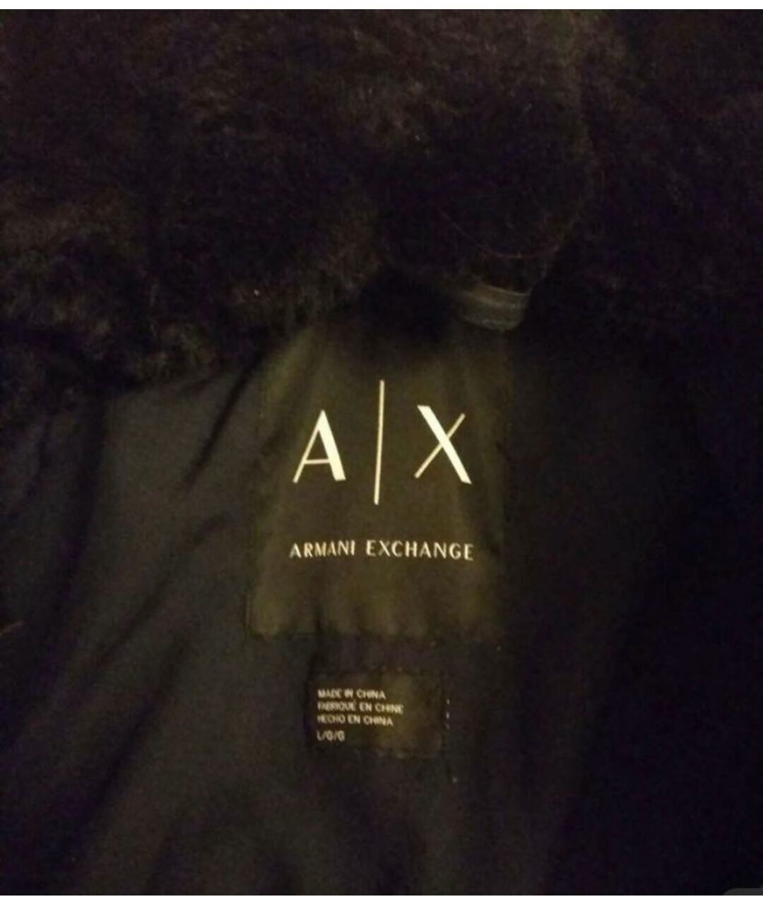 ARMANI EXCHANGE Темно-синяя куртка, фото 2