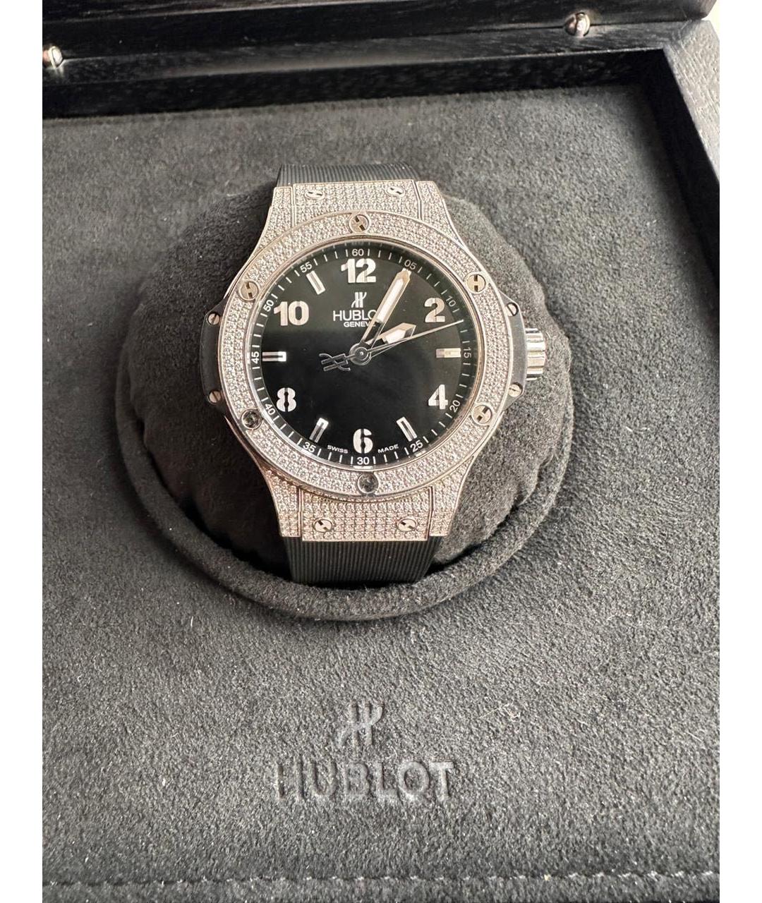 HUBLOT Черные металлические часы, фото 5