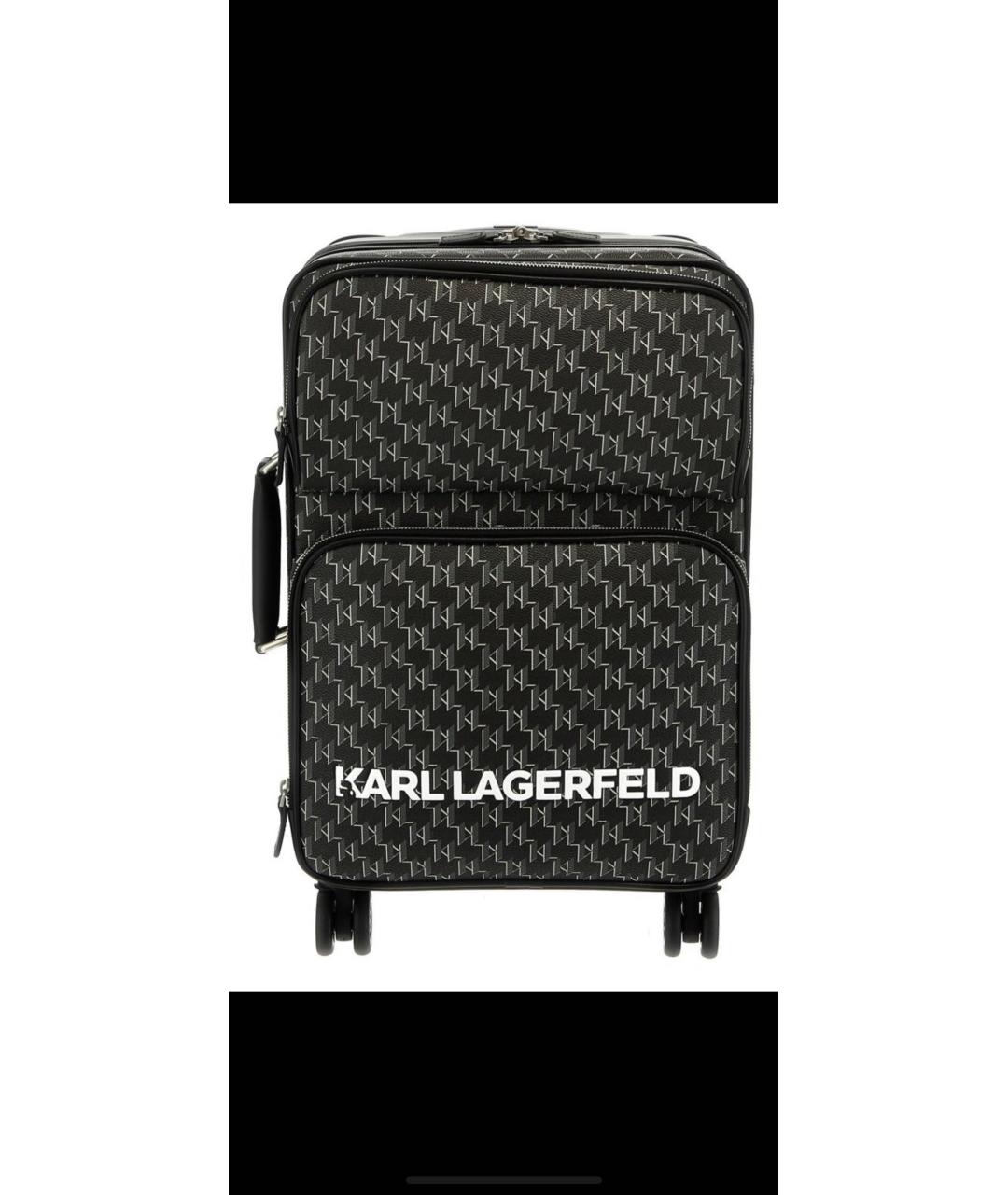 KARL LAGERFELD Черный чемодан, фото 8