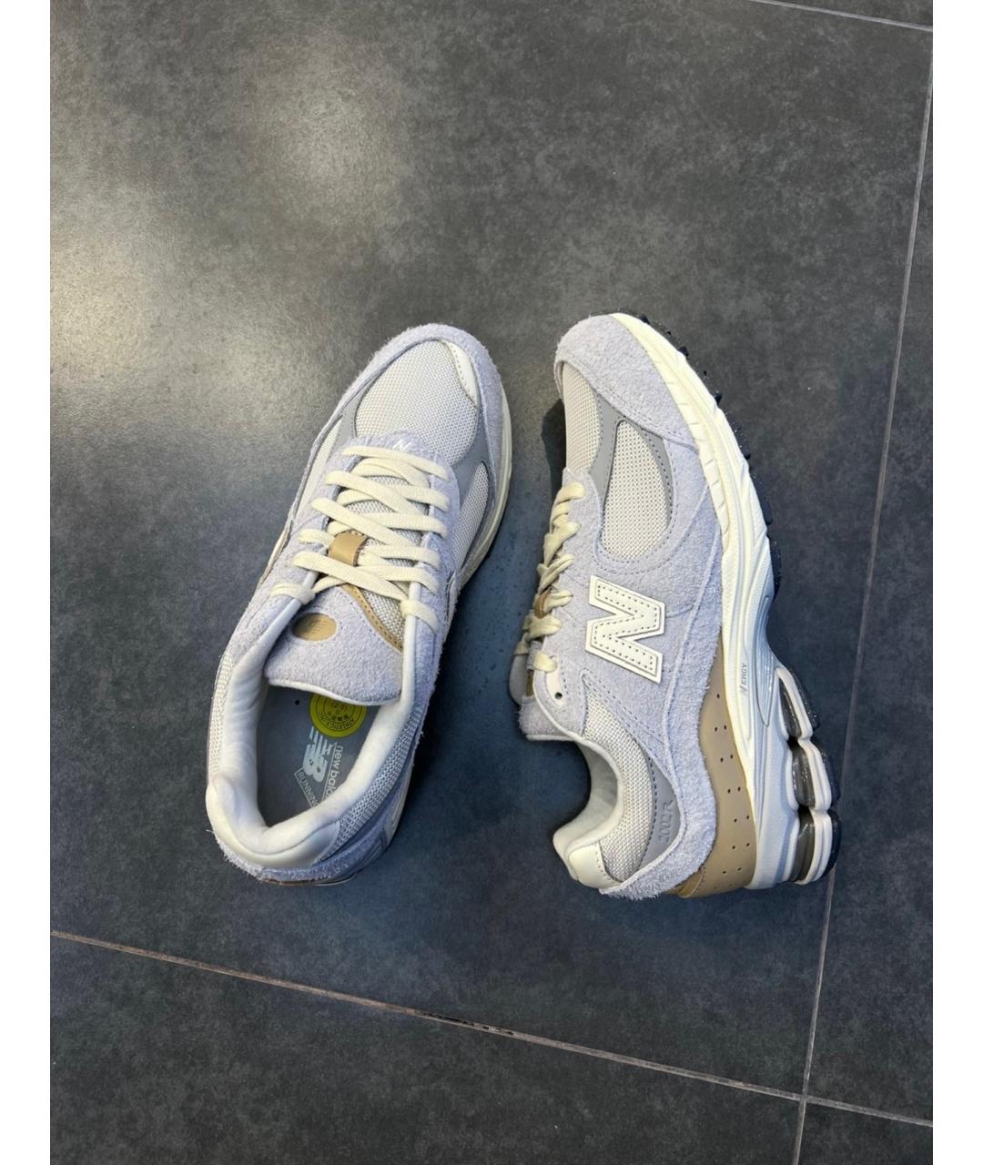 NEW BALANCE Бежевые замшевые кроссовки, фото 5