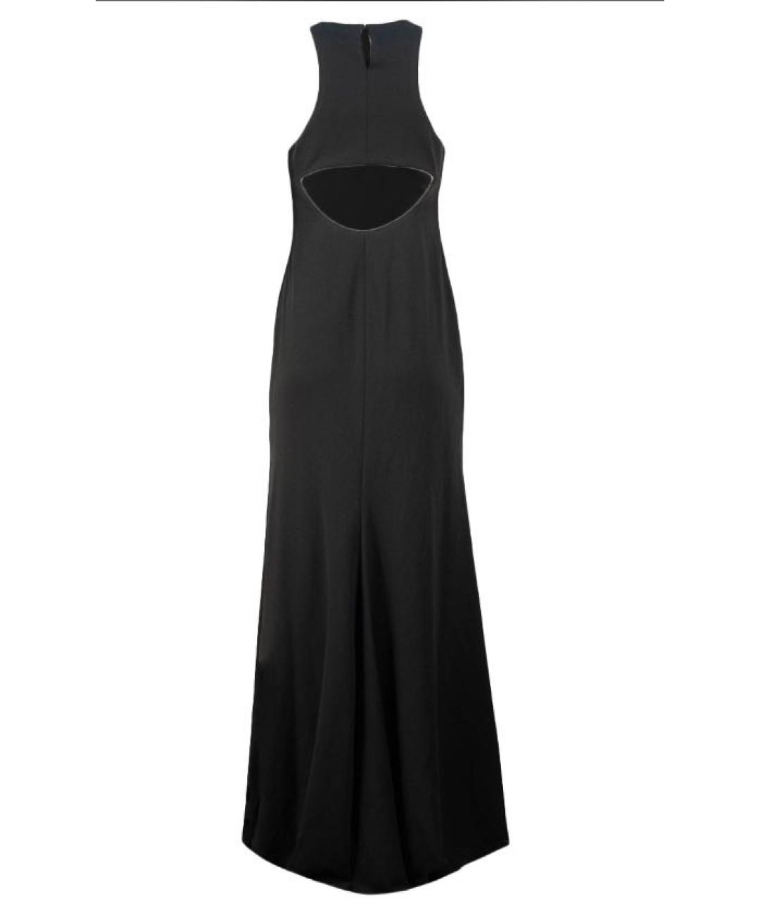 VERA WANG Черное вечернее платье, фото 2