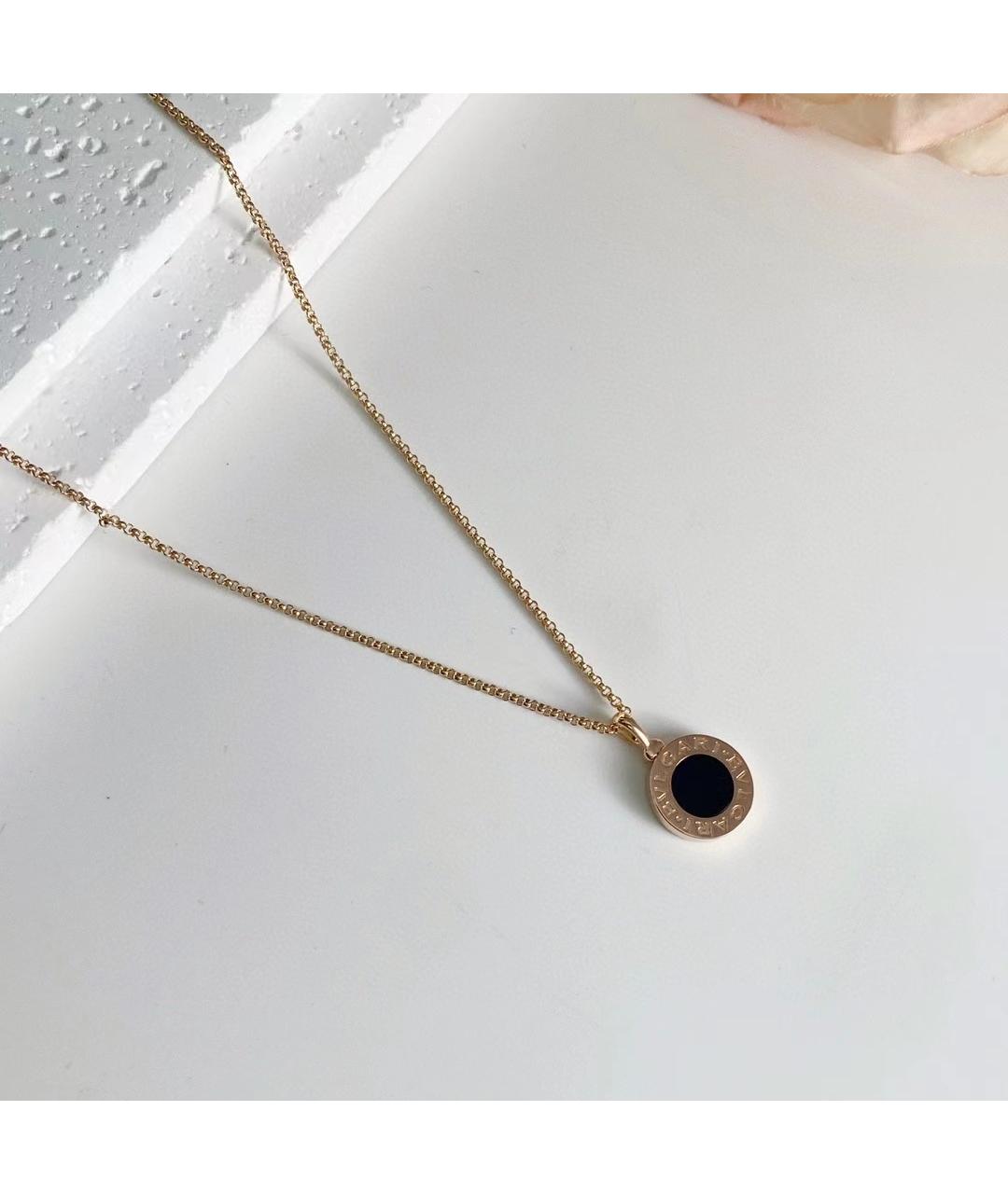 BVLGARI Золотая подвеска из розового золота, фото 6