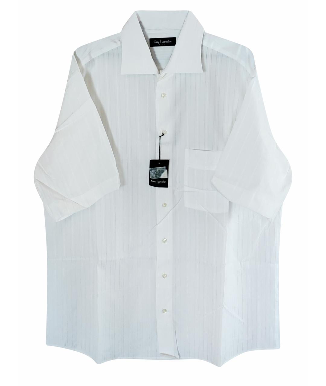 GUY LAROCHE Белая хлопковая классическая рубашка, фото 1