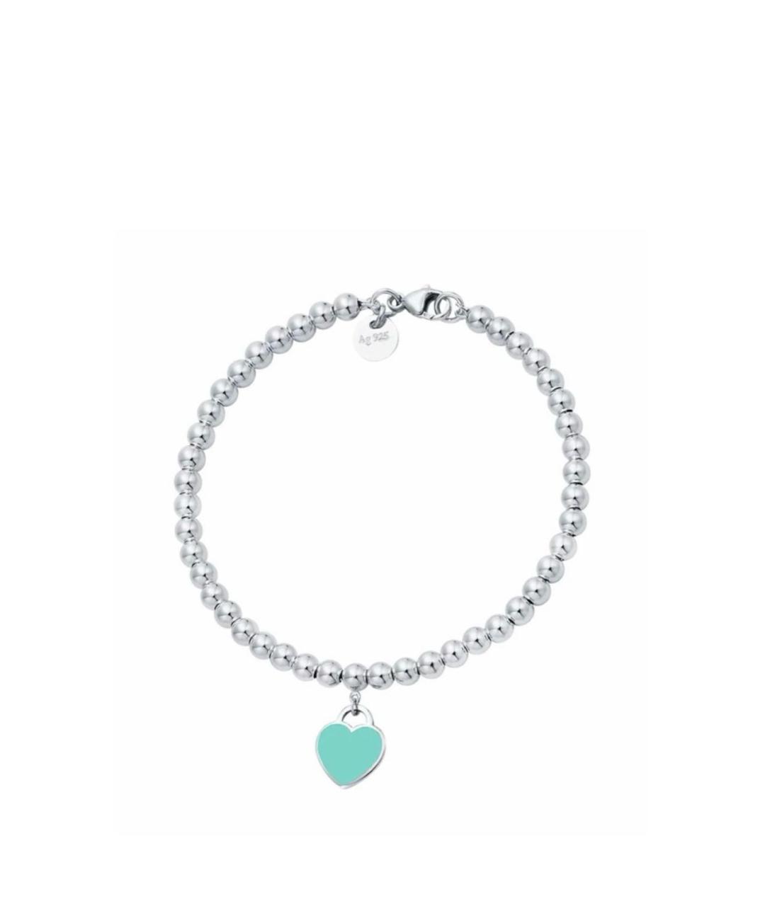 TIFFANY&CO Серебрянный серебряный браслет, фото 4