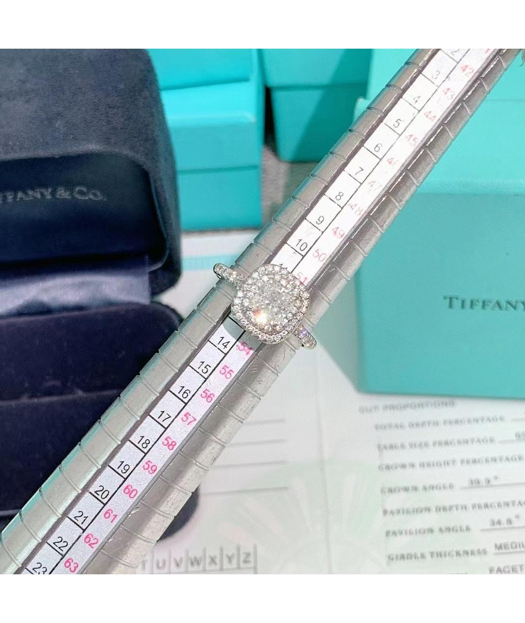TIFFANY&CO Серебряное кольцо из белого золота, фото 6