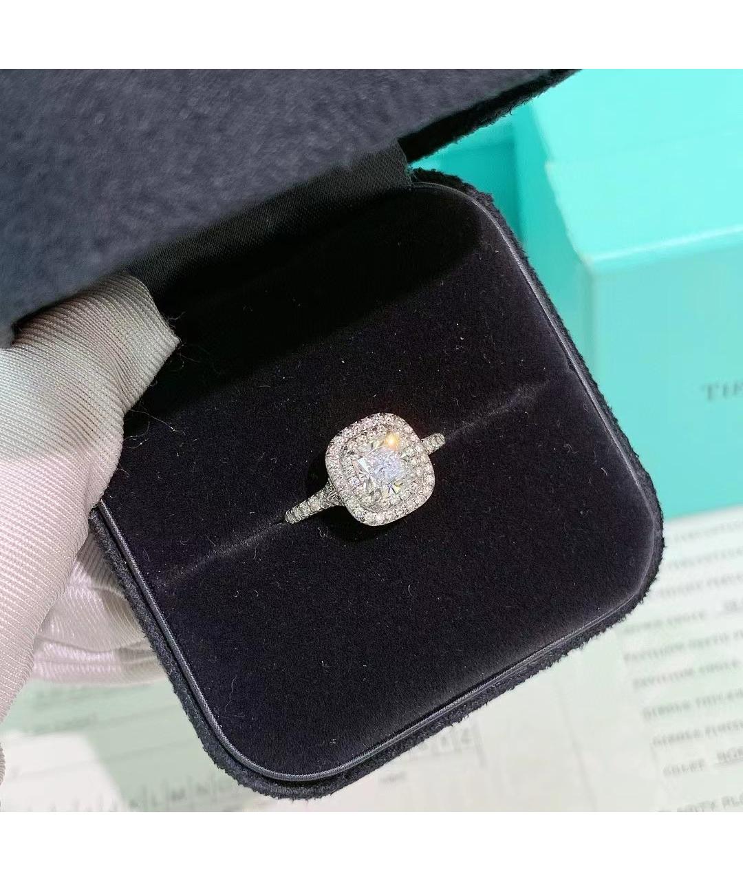 TIFFANY&CO Серебряное кольцо из белого золота, фото 3