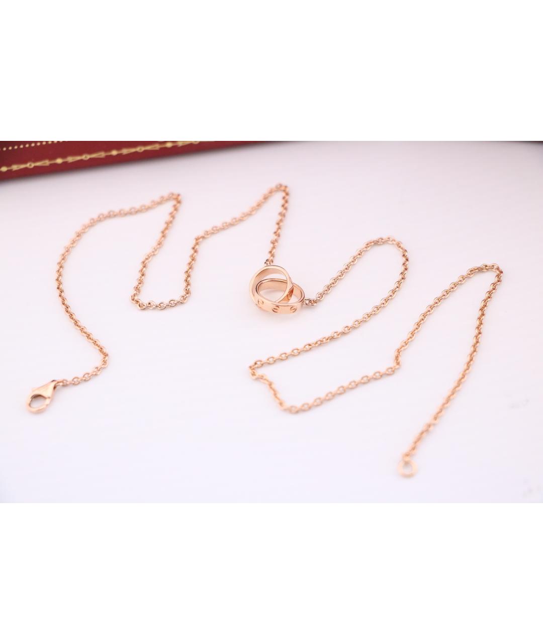 CARTIER Золотое колье из розового золота, фото 6