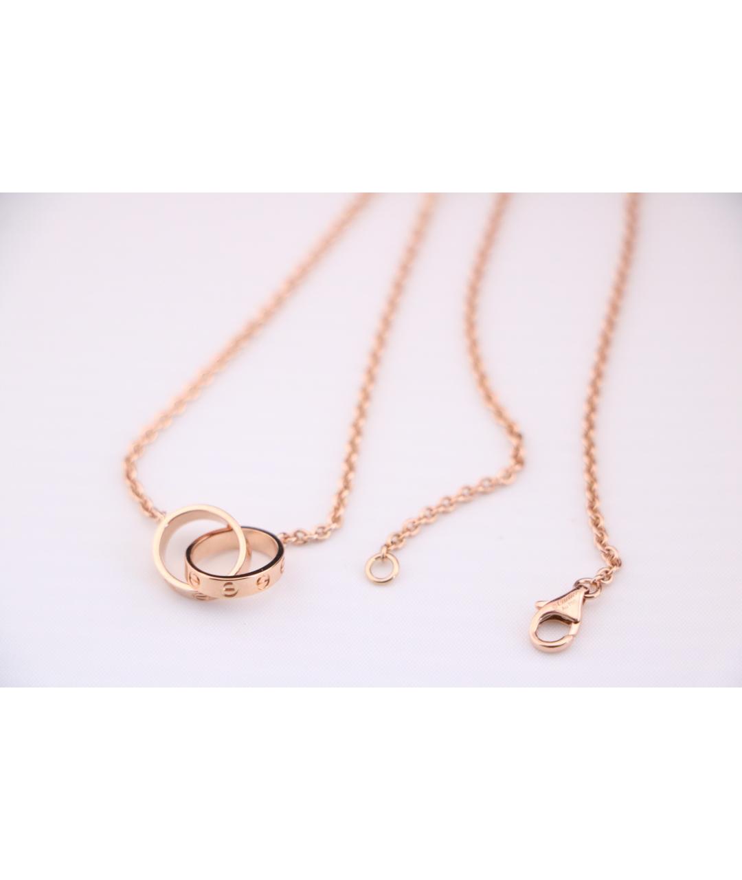CARTIER Золотое колье из розового золота, фото 8