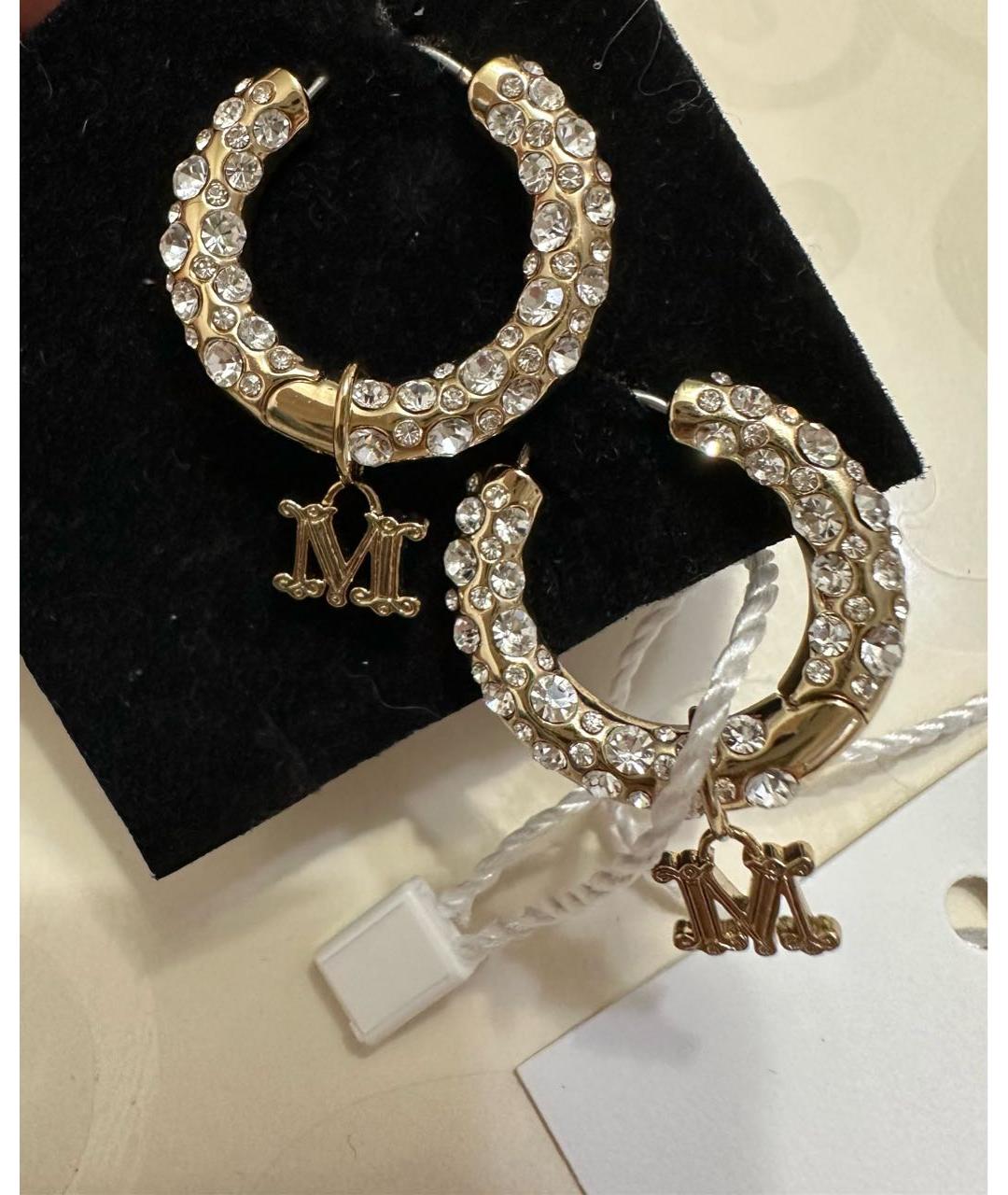 MAX MARA Золотые серьги, фото 2