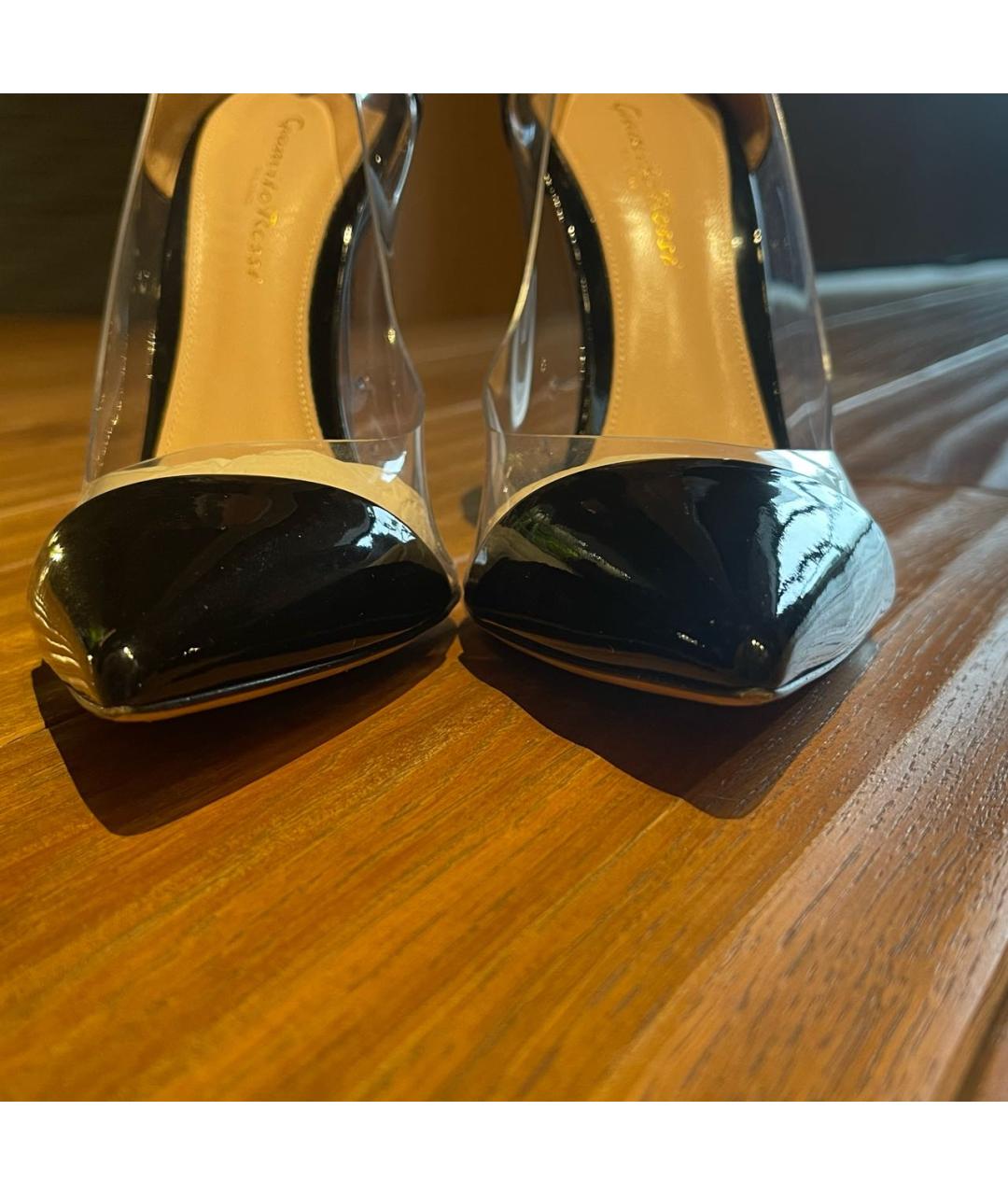 GIANVITO ROSSI Черные туфли из лакированной кожи, фото 4