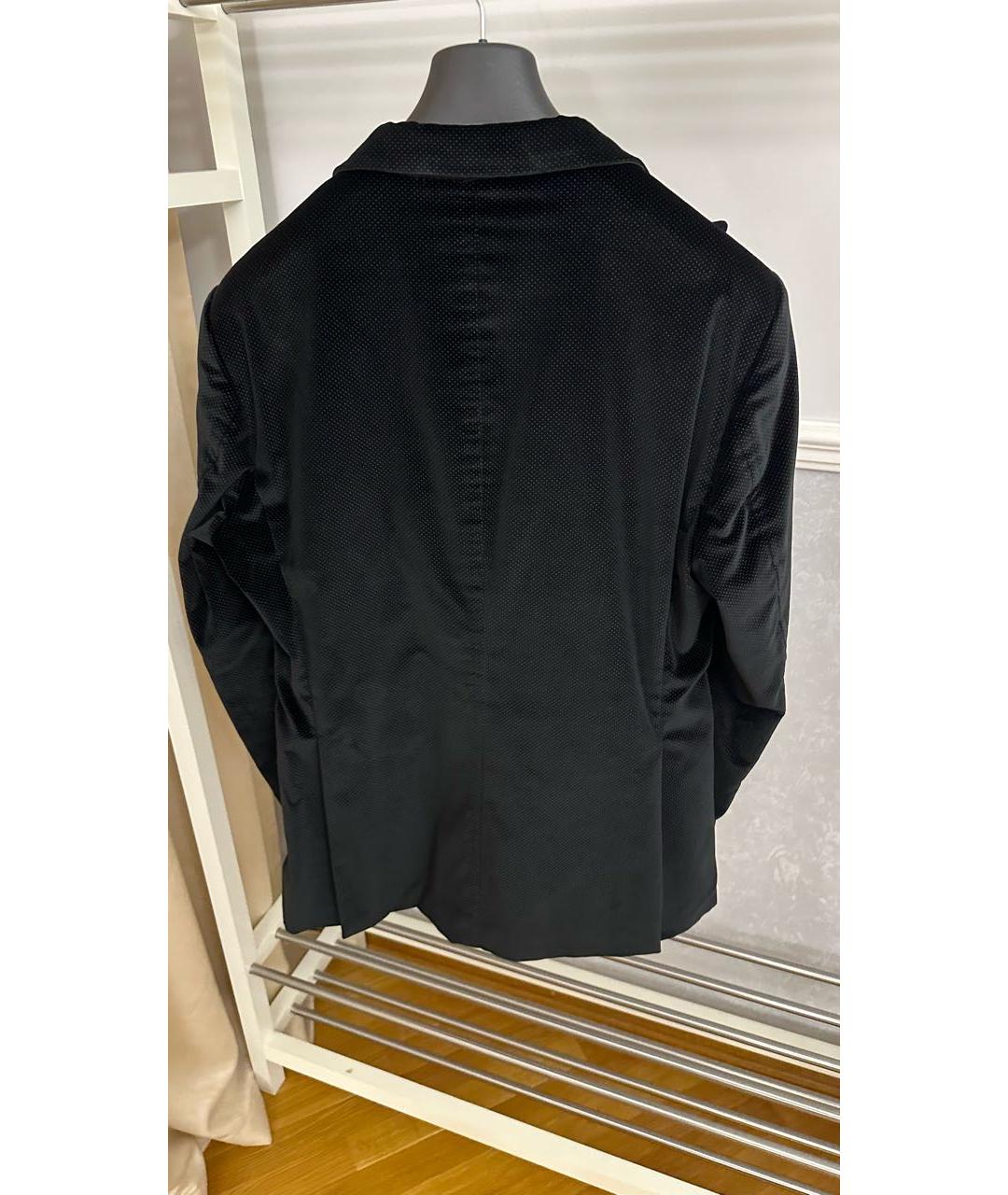 ETRO Черный велюровый пиджак, фото 2