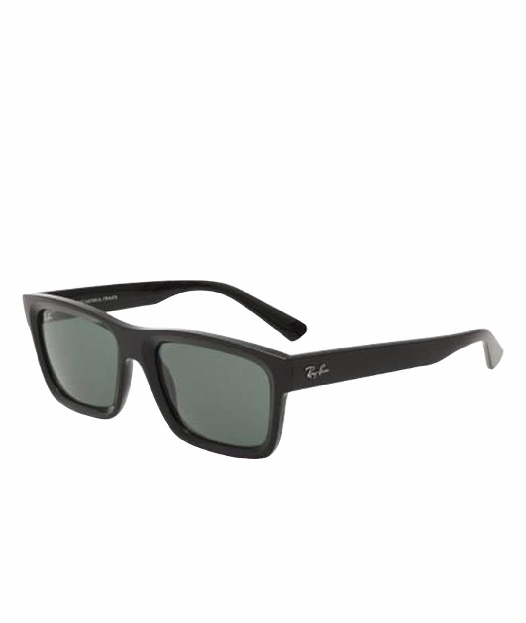 RAY BAN Черные пластиковые солнцезащитные очки, фото 1
