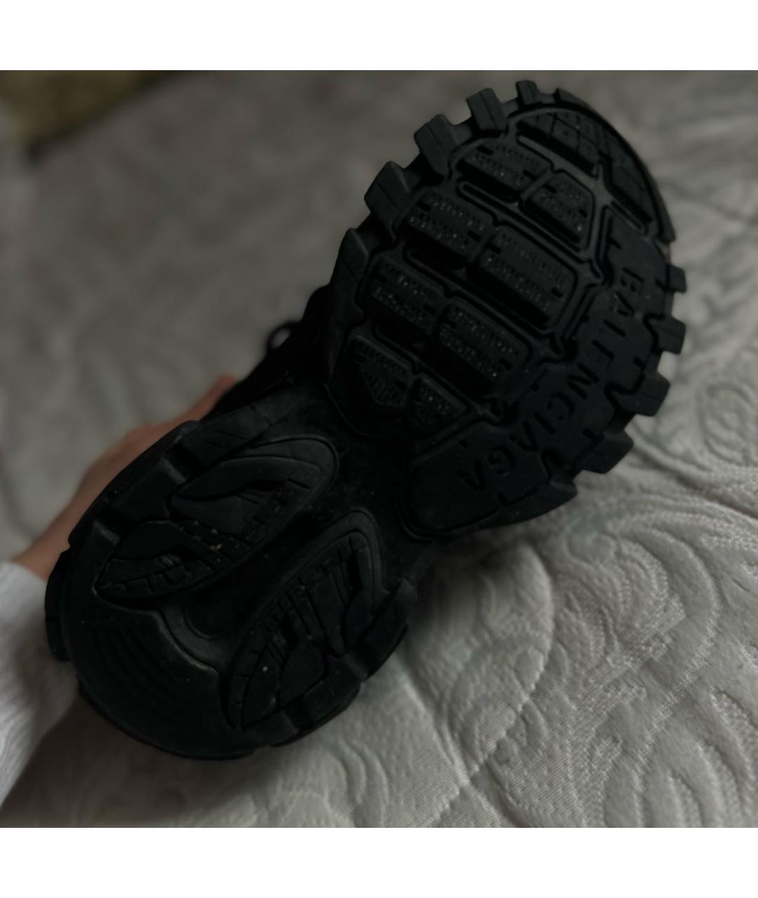 BALENCIAGA Черные текстильные кроссовки, фото 6