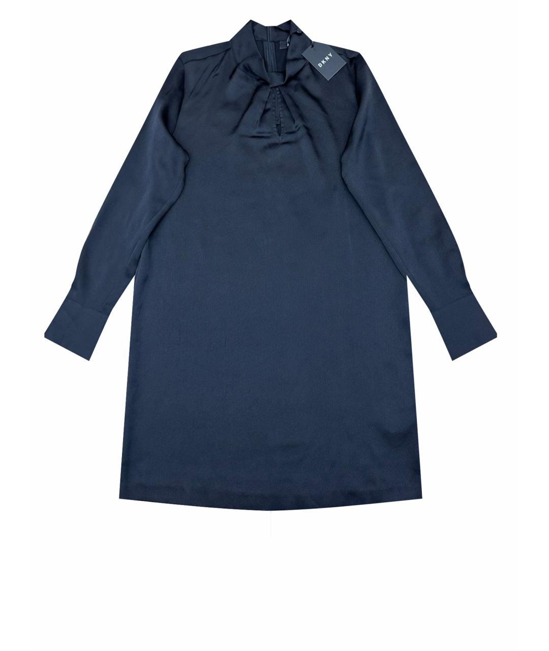 DKNY Черное полиэстеровое повседневное платье, фото 1
