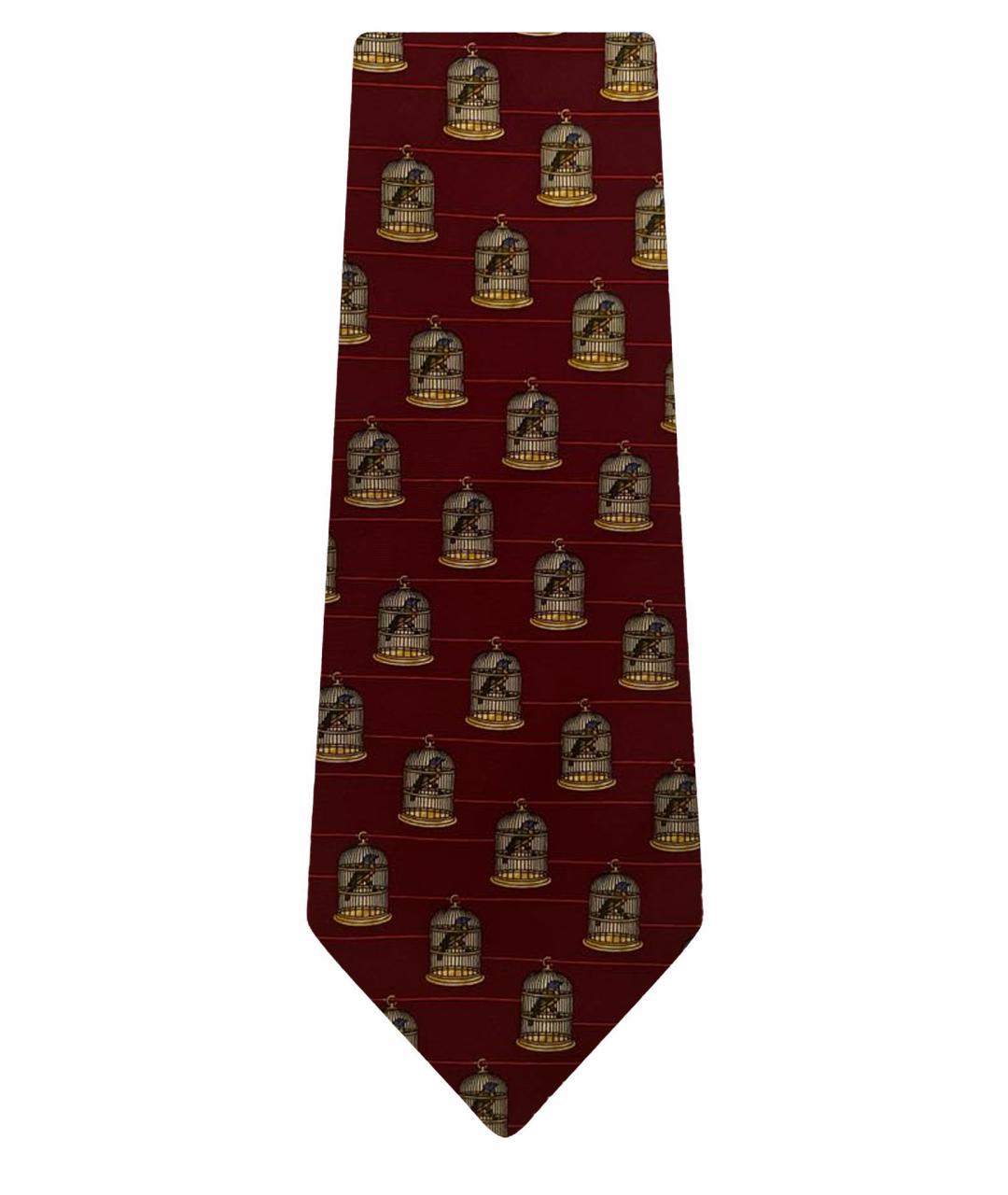 SAINT LAURENT Мульти шелковый галстук, фото 1